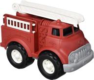 🚒 vibrant red green toys fire truck: inspiring imaginative play and environmental awareness logo