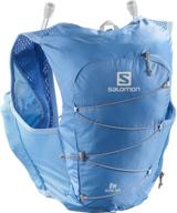 🏃 salomon large women's advance skin 8 set marina/alloy running hydration vest logo