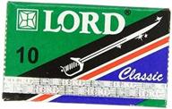 💯 100-pack of lord super stainless classic double edge safety razor blades logo