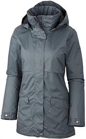 img 1 attached to 🌧️ Columbia Women's Precipitation Nation Rain Jacket (Extended Size): Embrace All-Weather Confidence