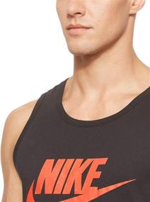 img 1 attached to 👕 Футболка черного цвета с логотипом Nike для мужчин - премиальная мужская одежда