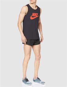 img 2 attached to 👕 Футболка черного цвета с логотипом Nike для мужчин - премиальная мужская одежда