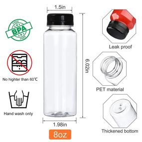 img 3 attached to Reusable Recyclable Containers Leak Proof Beverages Food Service Equipment & Supplies for Disposables