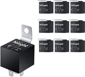 img 4 attached to 🚗 Nilight 50043R: Heavy-Duty Bosch Style 12V 30/40 Amp 5-Pin Relay Switch 10 Pack for Automotive, Truck, Marine & Boat - 2 Years Warranty
