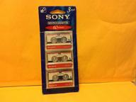 🎤 sony 3mc-60b microcassette - convenient 3 pack for high-quality recording logo