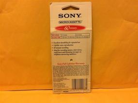 img 1 attached to 🎤 Sony 3MC-60B Microcassette - Convenient 3 Pack for High-quality Recording