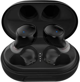 img 4 attached to 🎧 UNIOJO Wireless Earbuds Bluetooth - TWS 3D Stereo Sound, Mini In-Ear Wireless Earphones with Built-in Mic, Waterproof, Touch Control, 3000mAh Charging Case for 110 Hrs Playtime