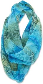 img 1 attached to Laurel Artistic Infinity Collection Turquoise