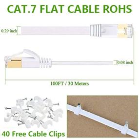 img 2 attached to Cat 7 Ethernet Cable 100 Ft High Speed