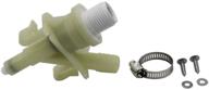 🚽 durable plastic rv water valve assembly for sealand pedal-flush toilets - perfect replacement for dometic 385311641 logo