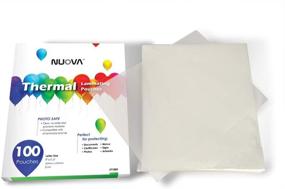 img 2 attached to 🔒 Premium Thermal Laminating Pouches - Nuova, Letter Size, 9"x11.5", 100 Pack, 3 mil (LP100H)