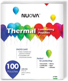 img 3 attached to 🔒 Premium Thermal Laminating Pouches - Nuova, Letter Size, 9"x11.5", 100 Pack, 3 mil (LP100H)