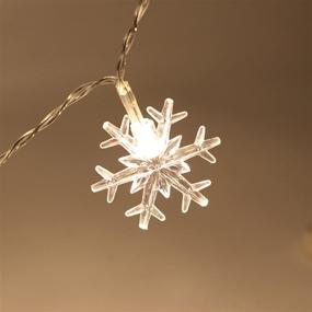 img 1 attached to Lishine Snowflake Waterproof Decorative Decoration