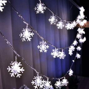 img 2 attached to Lishine Snowflake Waterproof Decorative Decoration