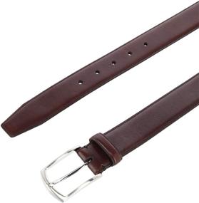 img 1 attached to Trafalgar Antonio Pebble Grain Leather Men's Accessories for Belts