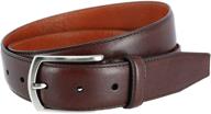 trafalgar antonio pebble grain leather men's accessories for belts logo