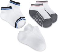 jefferies socks boys white royal logo