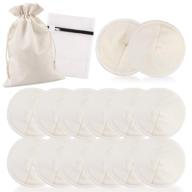 🍼 phogary 12 pcs washable bamboo nursing pads: reusable, organic, soft & super absorbent | baby shower gift logo
