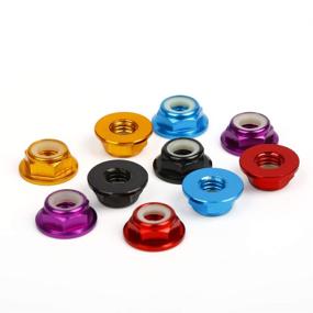 img 3 attached to iFlight 25pcs M5 Lock Nuts with Flanged Nylon Insert | Aluminum Alloy Self-Locking Nuts for RC Drone Quadcopter Motor Prop Adapter FPV Parts (Mixed Colors)