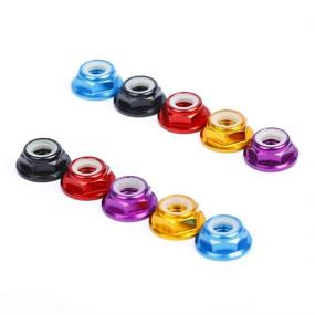 img 2 attached to iFlight 25pcs M5 Lock Nuts with Flanged Nylon Insert | Aluminum Alloy Self-Locking Nuts for RC Drone Quadcopter Motor Prop Adapter FPV Parts (Mixed Colors)