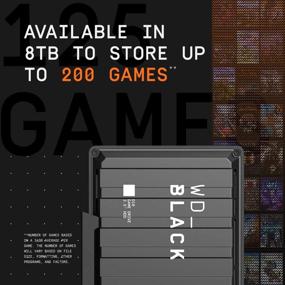 img 2 attached to 🎮 WD_BLACK D10 Game Drive - 8TB Портативный внешний жесткий диск HDD для PlayStation, Xbox, ПК и Mac - WDBA3P0080HBK-NESN