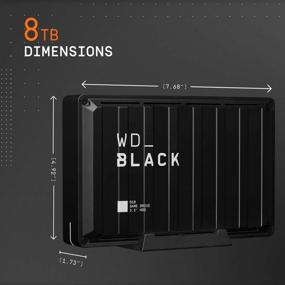 img 3 attached to 🎮 WD_BLACK D10 Game Drive - 8TB Портативный внешний жесткий диск HDD для PlayStation, Xbox, ПК и Mac - WDBA3P0080HBK-NESN