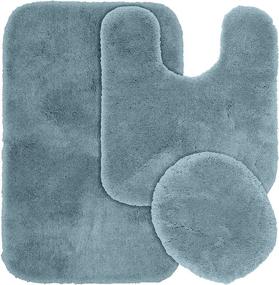 img 4 attached to Garland Rug 3 Piece Washable Bathroom Home Decor for Rugs, Pads & Protectors