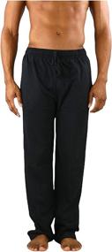 img 1 attached to ToBeInStyle Mens Knitted Pajama Pants