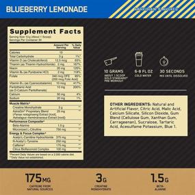 img 1 attached to NUTRITION Standard Pre Workout Beta Alanine Blueberry