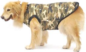 img 3 attached to 🐾 InnoPet Large Dog Clothes: Camo Dog Jacket Coat for Big Dogs - Pet Warm Winter Vest Apparel, Cute Dog Outfits Costumes for Medium and Large Dogs