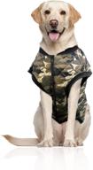 🐾 innopet large dog clothes: camo dog jacket coat for big dogs - pet warm winter vest apparel, cute dog outfits costumes for medium and large dogs логотип