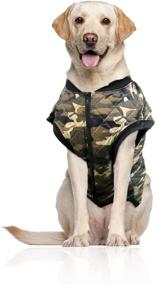 img 4 attached to 🐾 InnoPet Large Dog Clothes: Camo Dog Jacket Coat for Big Dogs - Pet Warm Winter Vest Apparel, Cute Dog Outfits Costumes for Medium and Large Dogs