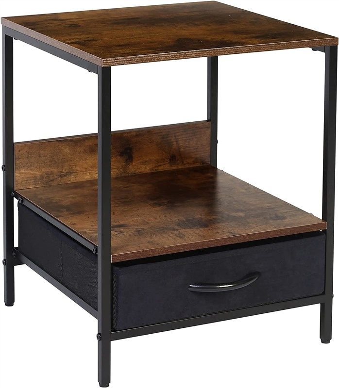 lyncohome nightstand bedside bedroom assembly 로고