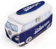 🚐 volkswagen samba bus t1 camper van neoprene universal bag - brisa vw collection - perfect for makeup, travel, and cosmetics (neoprene/classic/blue) logo