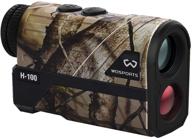 🎯 wosports 1200 yards hunting rangefinder: laser accuracy for archery bow hunting with flagpole lock, ranging scan speed logo