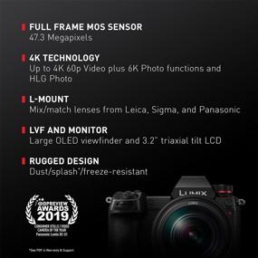 img 3 attached to 📷 Panasonic LUMIX S1 Full Frame Mirrorless Camera: 24.2MP High Resolution Sensor, 24-105mm F4 Lens, 4K HDR Video and 3.2” LCD Display - DC-S1MK