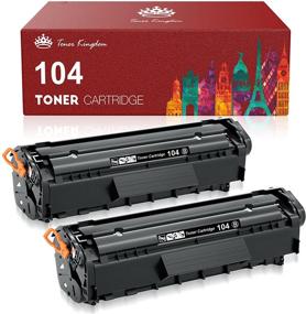 img 4 attached to Toner Kingdom Compatible Toner for Canon Cartridge 104 CRG-104: High-Quality 2-Pack for 🖨️ Imageclass D420 D480 MF4350d MF4370dn MF4150d MF4270dn MF4690 FAXPHONE L90 L120 Laser Printer (Black)