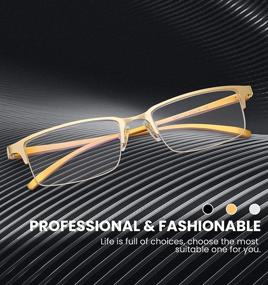 img 3 attached to 👓 Livho Blue Light Blocking Computer Glasses: Reduce Eyestrain, UV Ray Protection, and Enhance Sleep Quality - Women and Men