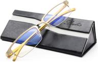 👓 livho blue light blocking computer glasses: reduce eyestrain, uv ray protection, and enhance sleep quality - women and men логотип