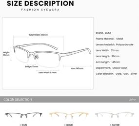 img 1 attached to 👓 Livho Blue Light Blocking Computer Glasses: Reduce Eyestrain, UV Ray Protection, and Enhance Sleep Quality - Women and Men