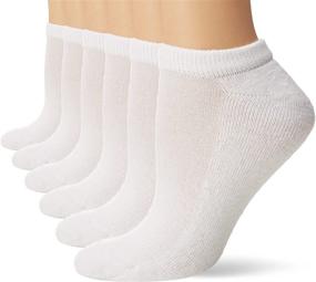 img 3 attached to Hanes Ultimate Women's 6-Pack No-Show Socks: The Perfect Invisible Comfort