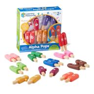 🔠 учебные пособия learning resources smart snacks alpha pops: алфавитное обучение и игрушка для развития мелкой моторики - развивает умение распознавать буквы и навыки алфавита с помощью 26 двусторонних элементов (2+ лет) логотип