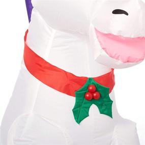 img 3 attached to 🎄 Gemmy Inflatable 3.5 FT Tall Christmas Unicorn: Perfect Indoor/Outdoor Holiday Decoration