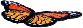 img 2 attached to 🦋 Pack of 18 Iron-On Butterfly Flower Patches - Vibrant Sunflower and Rose Appliques for DIY Crafts on Backpacks, Caps, Jackets, T-Shirts, Shoes - Ideal for Repair, Decoration, and Logo Embroidery