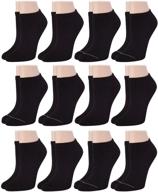 nautica women's low cut moisture control athletic socks: 12 pack of cushioned comfort logo
