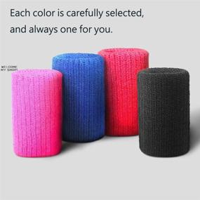 img 1 attached to 🏀 GranVela 10 Pcs Professional Pink Finger Sleeves for Sports: Basketball, Volleyball, Tennis, Badminton, and more