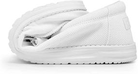 img 1 attached to Hey Dude Wally Stone White Men's Shoes and Loafers & Slip-Ons