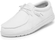 hey dude wally stone white men's shoes and loafers & slip-ons logo
