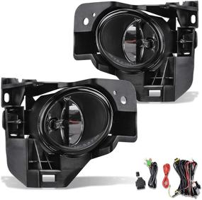 img 4 attached to 🚗 AUTOSAVER88 Fog Lights Compatible with 2009-2014 Maxima, Fog Light Replacement Set Including 12V 55W H11 Bulbs, Wiring Harness, Switch, OE Style Real Glass Lens