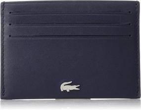 img 2 attached to Lacoste Men's Black Credit Holder: Sleek and Stylish Men's Accessory